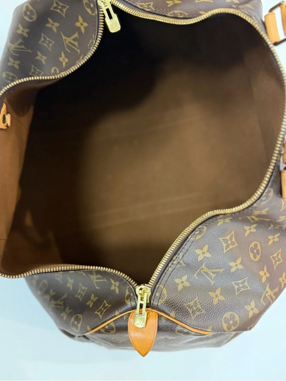 Louis Vuitton Monogram Canvas Duffle Bag in Brown and Tan